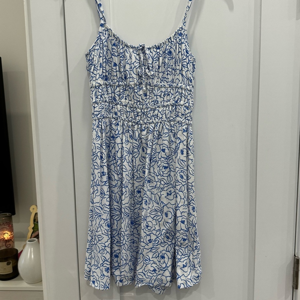 Faithful the brand blue and white dress